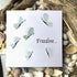 "Freedom..." Butterflies Sea Glass Framed Art - Seaglass Card - 8" X 8" - image 1