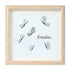 "Freedom..." Butterflies Sea Glass Framed Art - Oak - 8" X 8" - image 9
