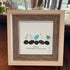 Warm Birds Love Family Sea Glass Framed Art - image 7