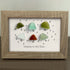 "Singing in the Rain" Umbrella Sea Glass Framed Art - image 9