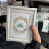 Birds On The Swing Sea Glass Framed Art - image 3
