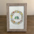 Birds On The Swing Sea Glass Framed Art - image 7