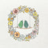 Birds On The Swing Sea Glass Framed Art - image 9