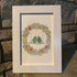 Birds On The Swing Sea Glass Framed Art - image 5