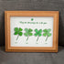 Four Leaf Clover Blessings Sea Glass Framed Art - image 3