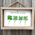 Four Leaf Clover Blessings Sea Glass Framed Art - image 5