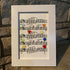 Eight Colorful Songbirds Singing Sea Glass Framed Art - image 7