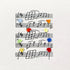 Eight Colorful Songbirds Singing Sea Glass Framed Art - image 9
