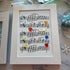 Eight Colorful Songbirds Singing Sea Glass Framed Art - image 3