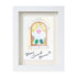 Home Sweet Home Housewarming Bird Sea Glass Framed Art - White - 8" X 6" - image 13