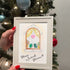 Home Sweet Home Housewarming Bird Sea Glass Framed Art - image 2