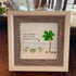 Friends On The Beach Under A Palm Tree Sea Glass Framed Art - image 6