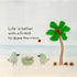 Friends On The Beach Under A Palm Tree Sea Glass Framed Art - image 3