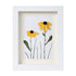 Daisy Handmade Sea Glass Framed Art - image 12