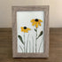 Daisy Handmade Sea Glass Framed Art - image 4