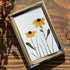 Daisy Handmade Sea Glass Framed Art - image 5