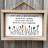 Live Like A Wildflower Quote Sea Glass Framed Art - image 0