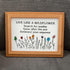 Live Like A Wildflower Quote Sea Glass Framed Art - image 6