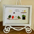 Happy Day Gathering Birds Sea Glass Framed Art - image 2