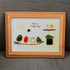 Happy Day Gathering Birds Sea Glass Framed Art - image 0