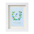 Serenity in Bloom Flower and Bird Sea Glass Framed Art - image 12