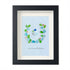 Serenity in Bloom Flower and Bird Sea Glass Framed Art - image 11