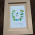 Serenity in Bloom Flower and Bird Sea Glass Framed Art - image 8