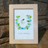 Serenity in Bloom Flower and Bird Sea Glass Framed Art - image 7