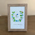 Serenity in Bloom Flower and Bird Sea Glass Framed Art - image 6