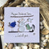 Winter Cheer Christmas Snowman Sea Glass Framed Art - Seaglass Card - 8" X 8" - image 1