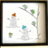Frosty Snowman Friends Gathering Sea Glass Framed Art - image 5