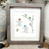 Frosty Snowman Friends Gathering Sea Glass Framed Art - image 8