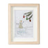 Festive Frost Delight Snowman Sea Glass Framed Art - Oak - 8" X 6" - image 10