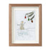 Festive Frost Delight Snowman Sea Glass Framed Art - Walnut Brown - 8" X 6" - image 11