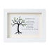Lesson From A Tree Sea Glass Framed Art - White - 6" X 8" - image 14