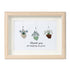 Thank You For Helping Me Grow Sea Glass Framed Art - Oak - 6" X 8" - image 11