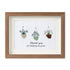 Thank You For Helping Me Grow Sea Glass Framed Art - Walnut Brown - 6" X 8" - image 12