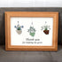 Thank You For Helping Me Grow Sea Glass Framed Art - image 3