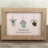 Thank You For Helping Me Grow Sea Glass Framed Art - image 5