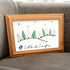 I Love Where I Am Right Now Sea Glass Framed Art - image 2
