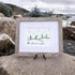 I Love Where I Am Right Now Sea Glass Framed Art - image 5