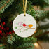 Three Chirping Music Birds Sea Glass Hanging Ornament - image 3