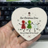 Our Christmas Crew Sea Glass Hanging Ornament - image 5