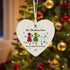 Our Christmas Crew Sea Glass Hanging Ornament - image 7