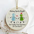 Making Spirits Bright Family Sea Glass Hanging Ornament - image 9