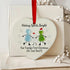 Making Spirits Bright Family Sea Glass Hanging Ornament - image 4
