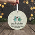 Cheers to Friendship Sea Glass Hanging Ornament - image 3