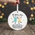Bestie Bond Friendship Sea Glass Hanging Ornament - image 3