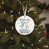 Bestie Bond Friendship Sea Glass Hanging Ornament - image 5