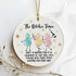 Forever Besties Celebration Sea Glass Hanging Ornament - image 3